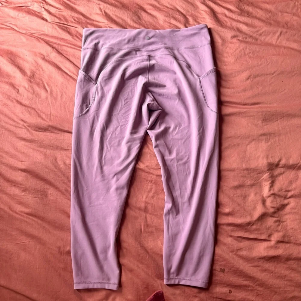 Lululemon Invigorate High-Rise 23” crop Size 18 Jubilee Lavender Leggings